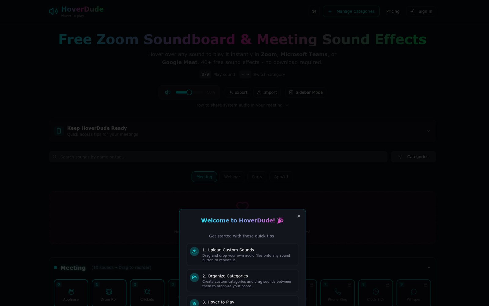 HoverDude — Real-estate hover tours — Atrendia Labs v1 screenshot